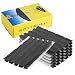 Sixzoo 30 PCS Tire Plugs Heavy Duty 4 X 024 Tire Repair Plugs Rubber Tires Plug Tires Repair Strings for Tubeless Puncture Car RV SUV ATV Motorcycle TruckTractor Black - Image 2