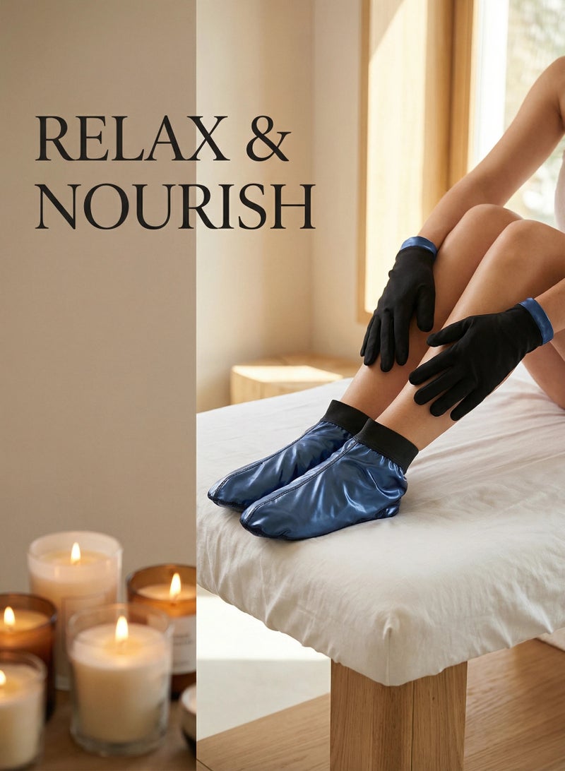 NIBEMINENT Sauna Gloves And Sauna Socks To Enhance And Protect Hand And Foot Moisturizers - Image 5