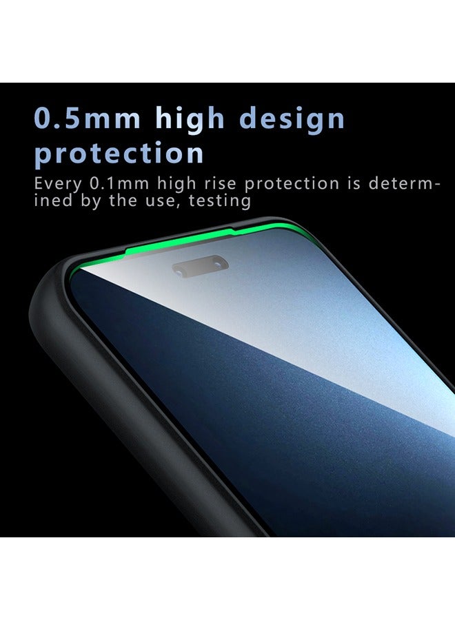 Case for Honor Magic 7 Pro 5G, Frosted Translucent Back Protective Slim Phone Cover, Anti-Fingerprints, Anti-Fall Drop Protection, Shockproof Case for Honor Magic 7 Pro 5G (Black)  - Image 5