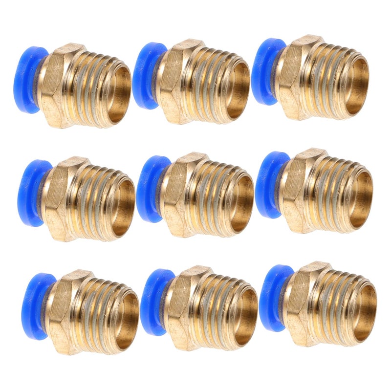 10Pcs Quick Connect Air Fittings 6mm Straight Tube Coupler for Pneumatic Systems Easy Installation - Image 2