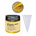 JAJADO Golden Modeling Paste for Textured Art 353Oz100ml with 5pcs Bag 3D Sculpture Painting Paint Acrylic Medium Texture Paste for Craft Stencils for Painting Ideal for WoodTShirtsGlassStone - Image 2