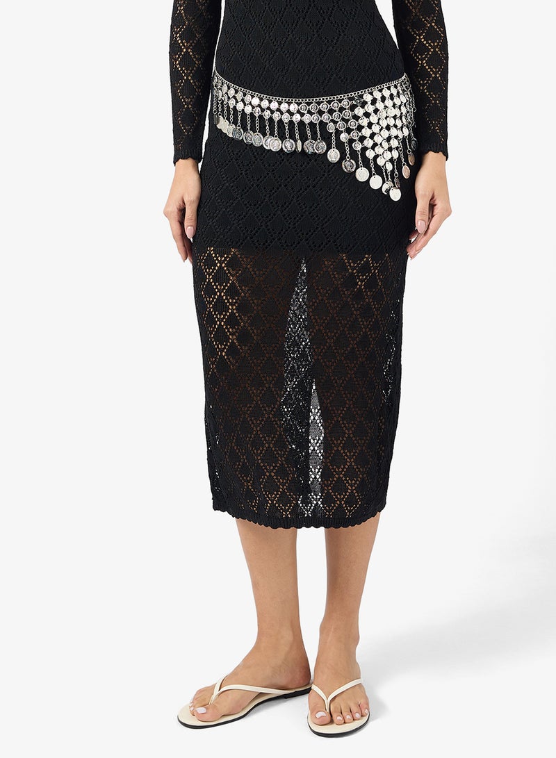 Ginger Silver Chain Belt - Image 1