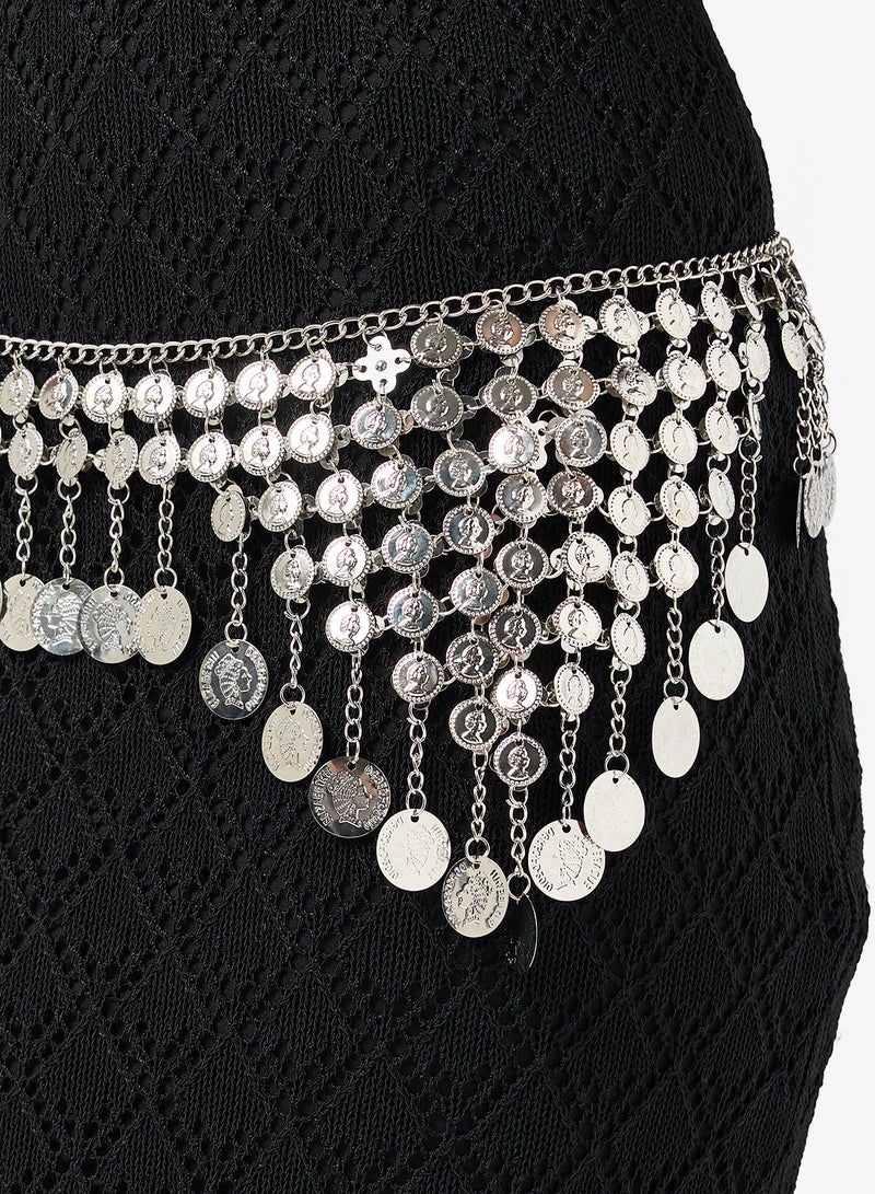 Ginger Silver Chain Belt - Image 2
