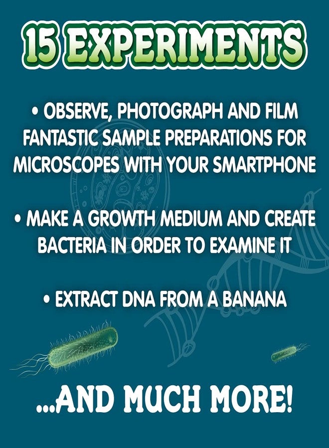 Science4you Smart Microscope for Kids - Microscope Kit for Kids Age 8-12 + Prepared Samples + Microscope Slides, Educational Games, Science Toy, Gifts for 8+ Year Old Boys and Girls - Image 2