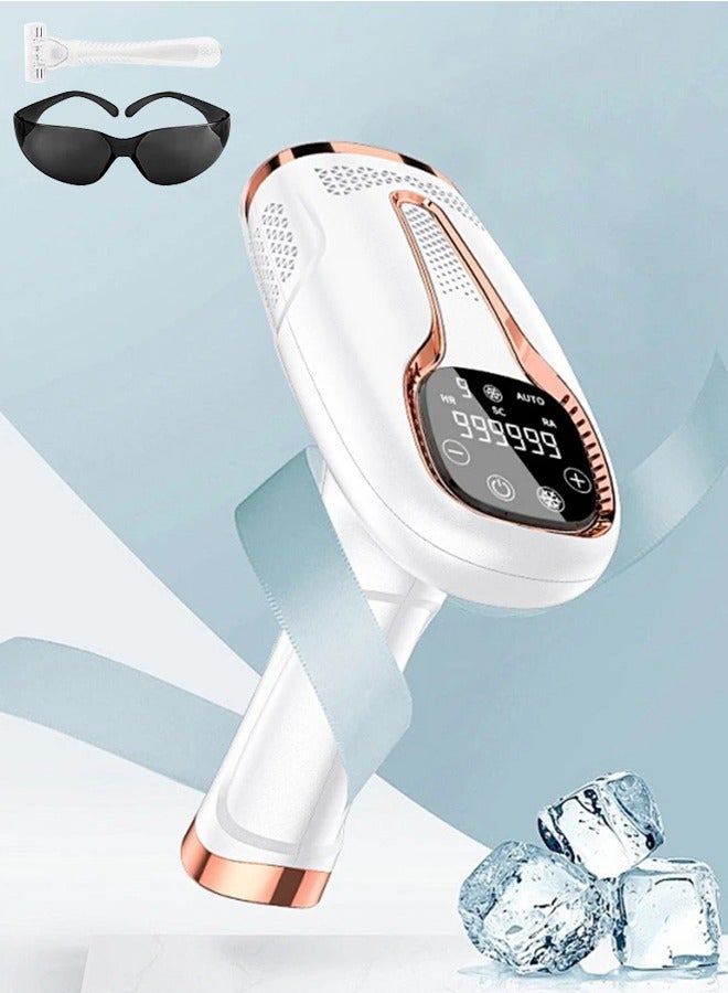 Generic 3-In-1 IPL Ice Home Laser Hair Removal For Body, Face and Bikini Permanent Painless Ice Compression Painless Laser Hair Removal Device,0.5s/flash,9 Energy Levels,for all skin colors  - Image 1