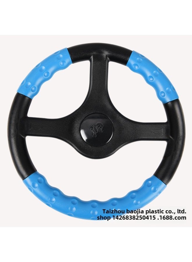 Bumper Car Steering Wheel Kart Kidsren's Game Console Cartoon Three-colorful Steering Wheel Kidsren's Car Accessories-Product Color:Black No. 2 Steering Wheel  - Image 4