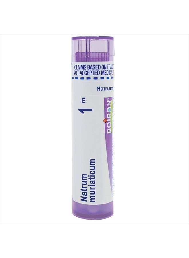 Boiron Natrum Muriaticum 1M Md 80 Pellets for runny Nose Due to Allergies, Worse in Morning - Image 1