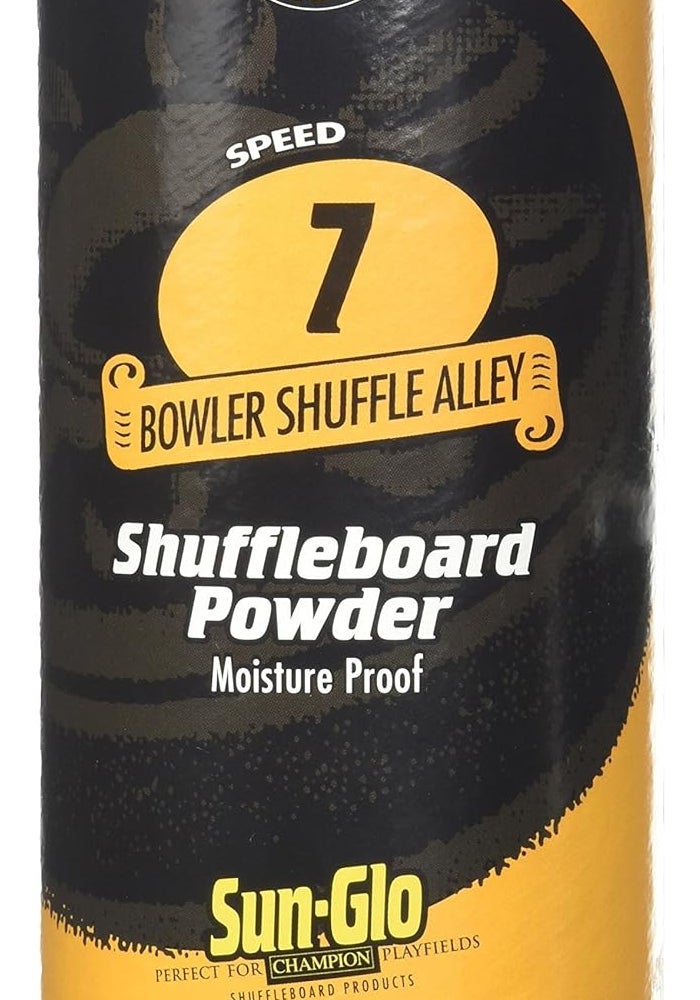 Sun-Glo Shuffleboard Powder Wax - Speed #7 for Table Games - 16 oz Container - Image 1