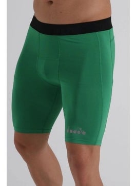 DIADORA Flatron Pro Short Tights Green  - Image 1