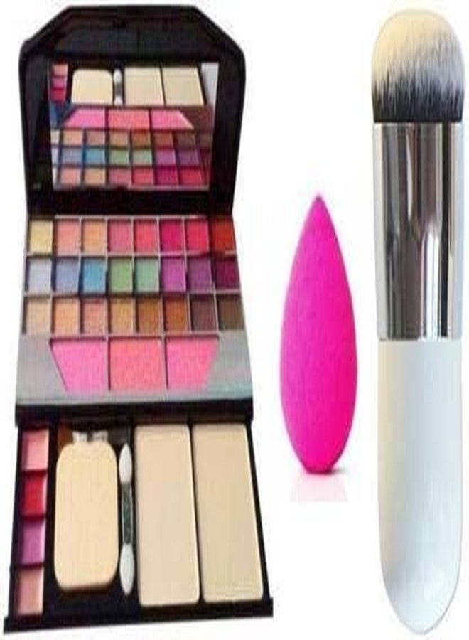 DATNASAYAD Foundation Makeup Brush + Tya 6155 Makeup Kit + Blender Puff (3 Items In The Set) - Image 2
