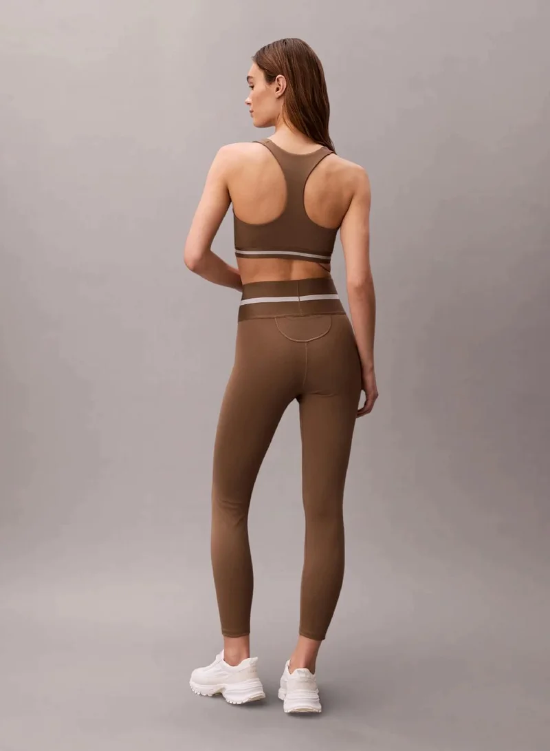 Calvin Klein Shitake Quick-Dry High-Rise 7/8 Gym Leggings for Women | Best Price UAE