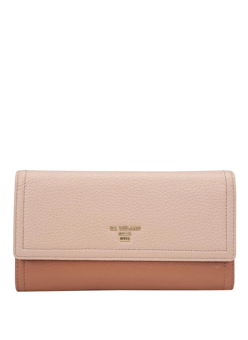 Da Milano Genuine Leather Pink Ladies Wallet