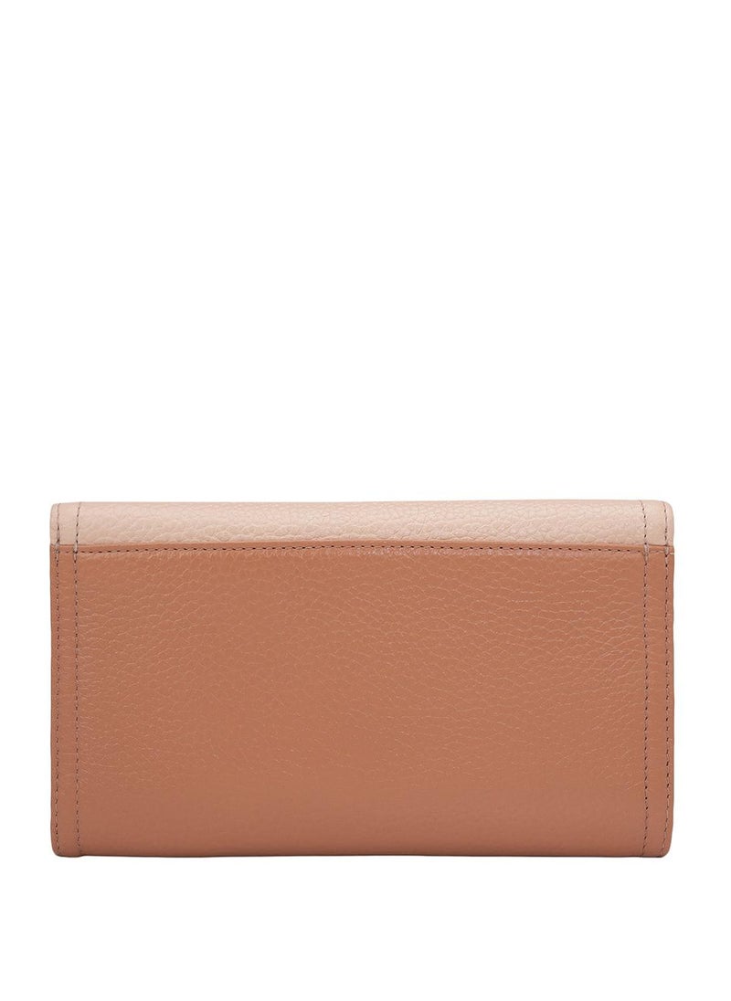 Da Milano Genuine Leather Pink Ladies Wallet - Image 3