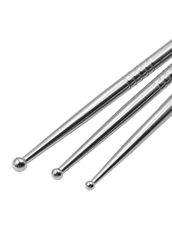 Stainless Steel Manual Acupuncture Pen Three Piece Set Deep Tissue Trigger Point Massage Tool - Image 4