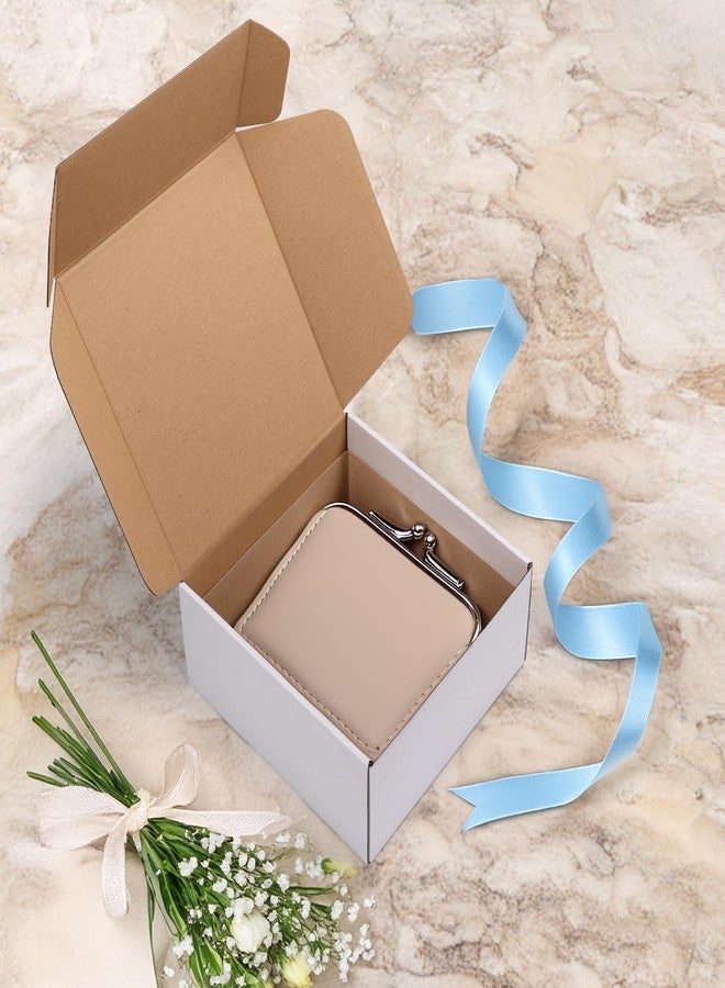 RLAVBL 9x9x4 Inches Shipping Boxes Set of 25, White Small Corrugated Cardboard Box, Mailer Boxes for Packing Small Business - Image 4
