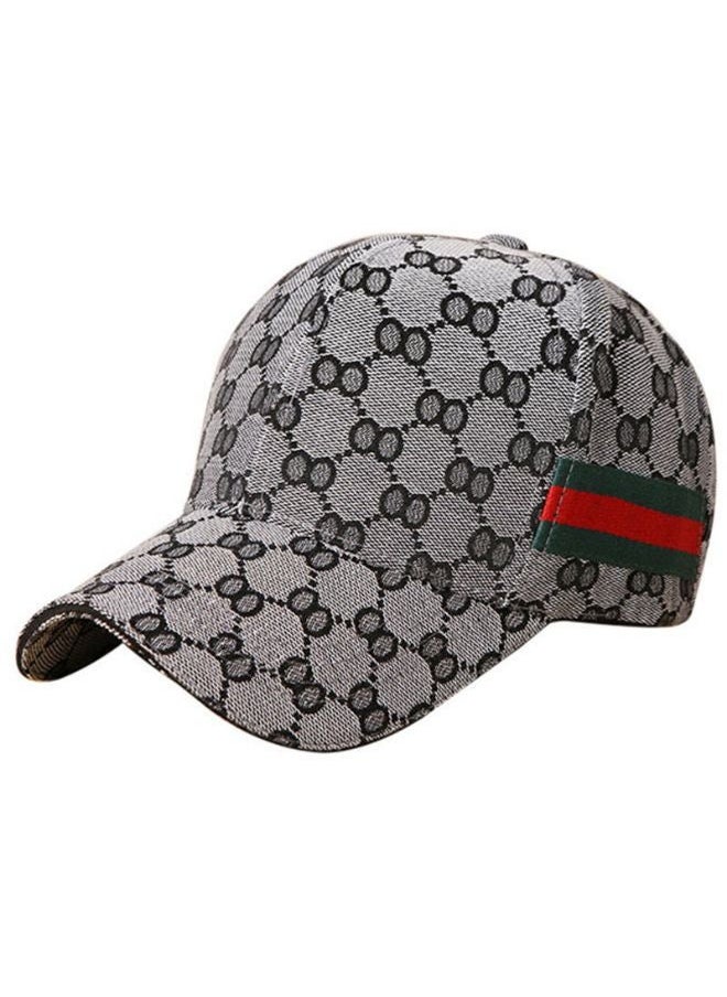 JSDUN - Adjustable Strip Sports Hat, Outdoor Casual Sun Hat, Fashionable Baseball Cap Gray - Image 1