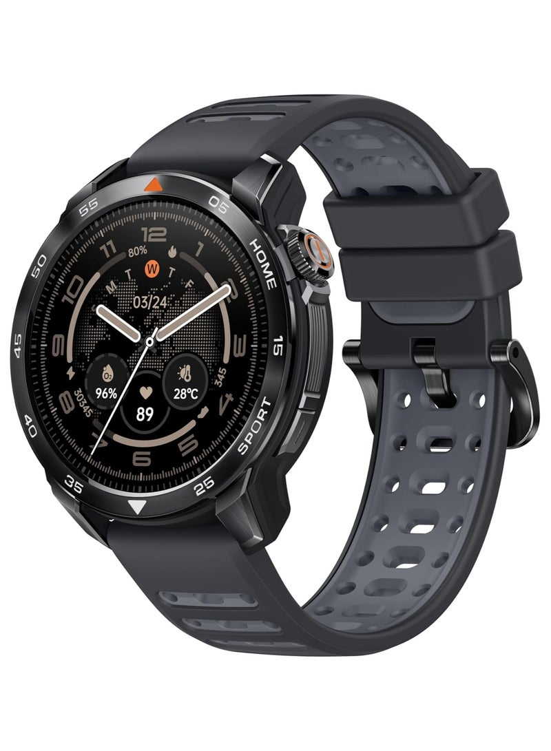 Mibro GS Pro2 Multi-Sport Smartwatch – 1.43" AMOLED, Dual-Band GNSS, 150+ Sports Modes, 20-Day Battery
