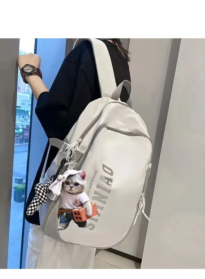 Acrylic Flat Pendant - Cute Cat Keychain for Car , Backpack Decoration Pendant - Image 4