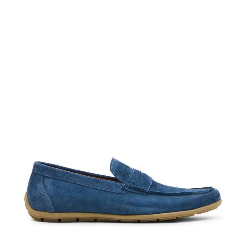 STEVE MADDEN Piercce Men's Blue Slip-Ons