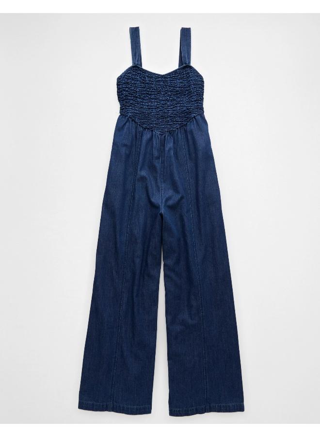 American Eagle AE Smocked Sweetheart Jumpsuit - Image 3