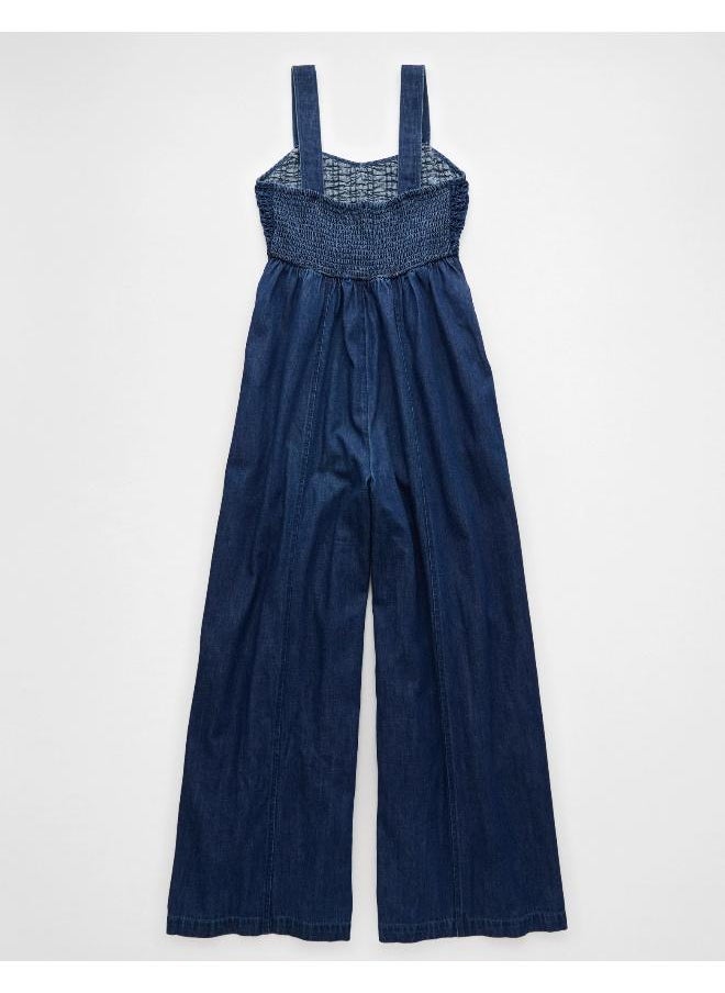 American Eagle AE Smocked Sweetheart Jumpsuit  - Image 5