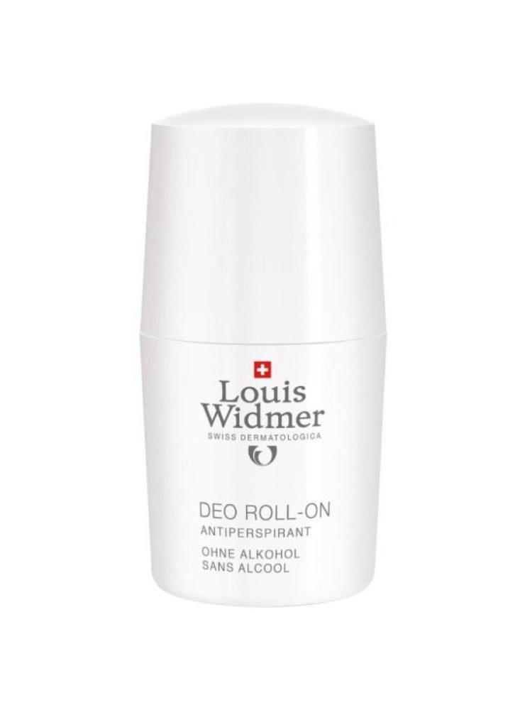 Louis Widmer Antiperspirant Roll-On Deodorant Unscented, 50 ml - Image 1