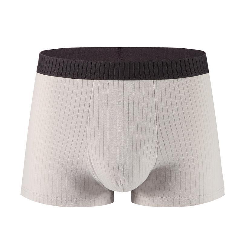 Men'S Underwear Cotton Antibacterial Crotch Four-Corner Panties Drawdown Comfortable Breathable Boxers Manufacturers - Image 1