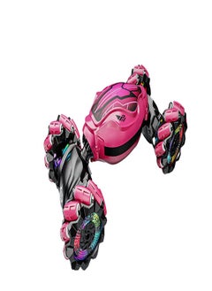Stunt Radio Control car Gesture Rc Car, 2.4Ghz 4Wd Gesture Sensing Rc Stunt Car Toys with Lights & Music, Drift Hand Controlled Twist Cars Offroad 360° Rotation Toy Car Gift for Kid (Pink)  - Image 2