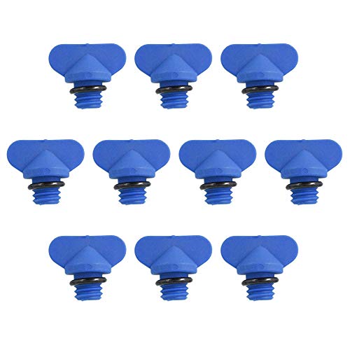 WLFINKMO Manifold Engine Block Drain Plug Kit Replaces for Sierra 18-4226 for Mercruiser 22-806608a02 Compatible with GLM 13992, Pack of 10 - Image 1