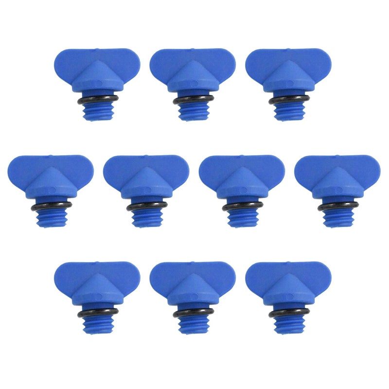 WLFINKMO Manifold Engine Block Drain Plug Kit Replaces for Sierra 18-4226 for Mercruiser 22-806608a02 Compatible with GLM 13992, Pack of 10 - Image 3