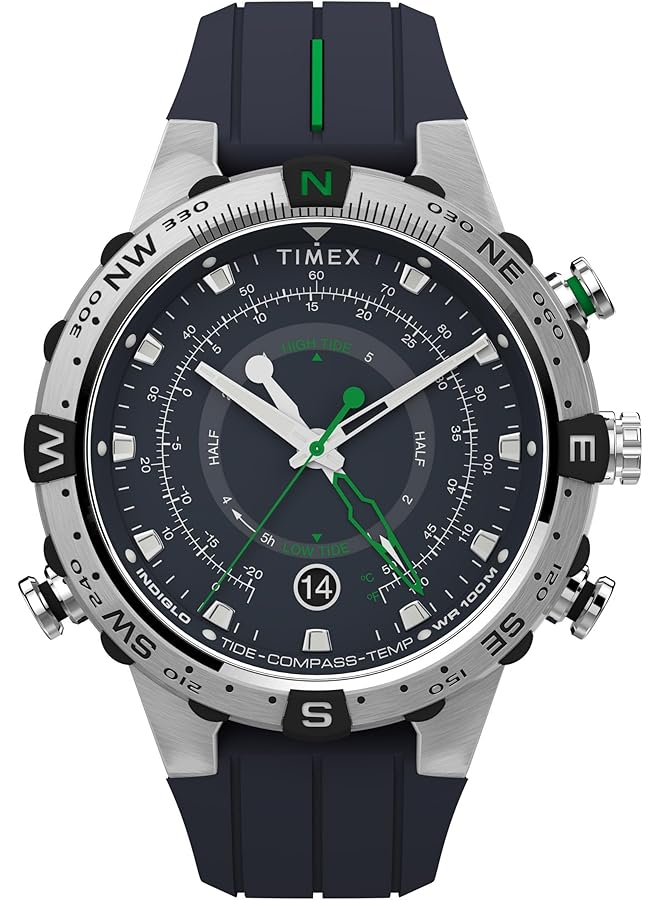 تيميكس ساعة إكسبيديشن تايد تيمب كومباس للرجال 45 مم - Image 1