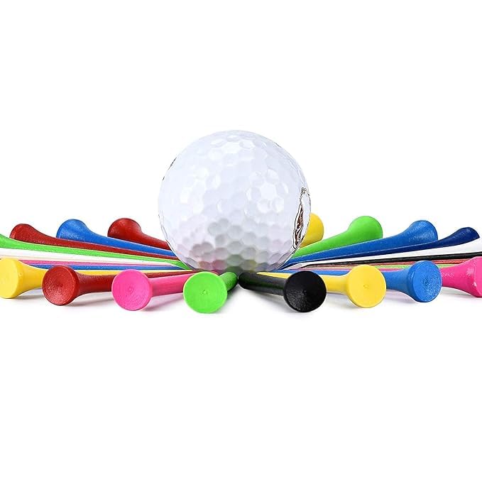 54 mm Wooden Tees (Pack of 24)