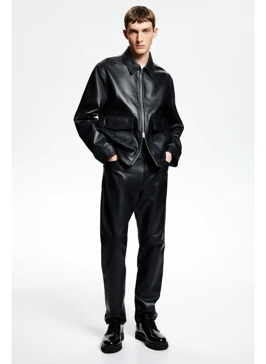 اتش اند ام Leather Trousers