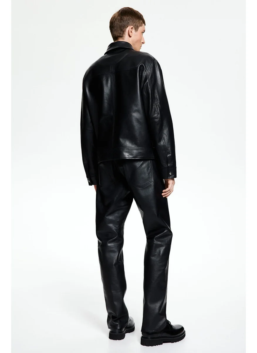 اتش اند ام Leather Trousers
