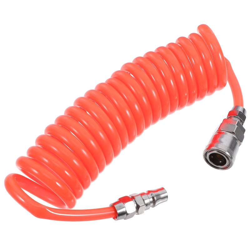 High-pressure Pu Coiled Air Hose 3-meter Coil Spring Compressor Tool For Air Compressor - Image 1