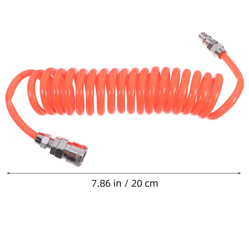 High-pressure Pu Coiled Air Hose 3-meter Coil Spring Compressor Tool For Air Compressor - Image 3