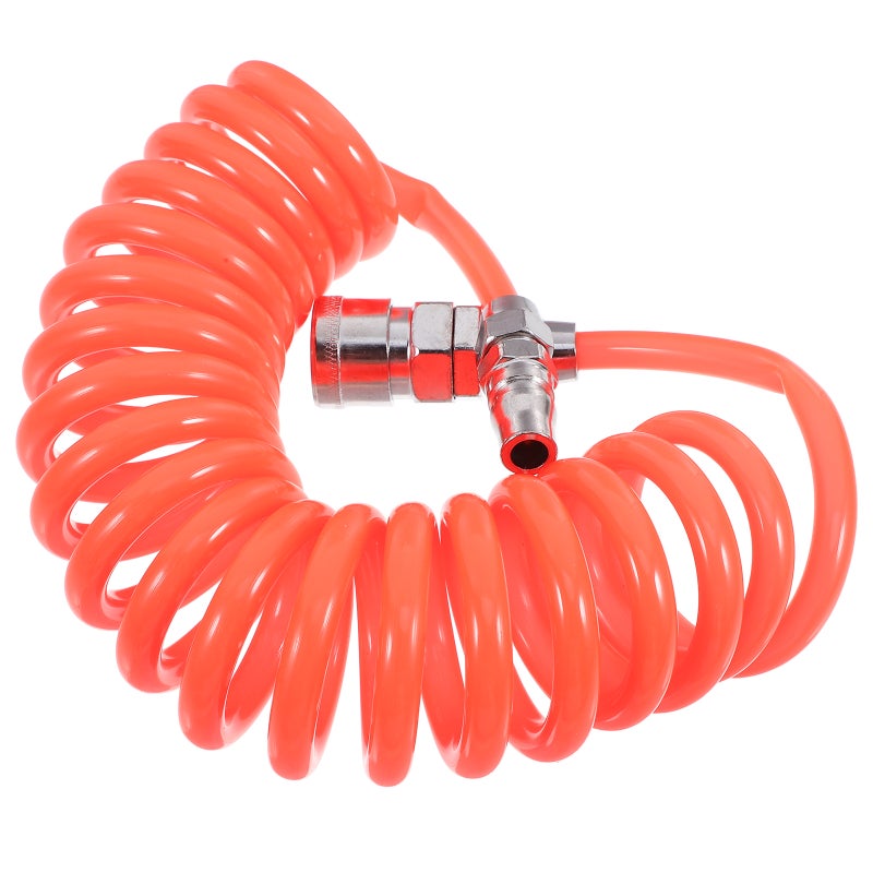 High-pressure Pu Coiled Air Hose 3-meter Coil Spring Compressor Tool For Air Compressor - Image 4