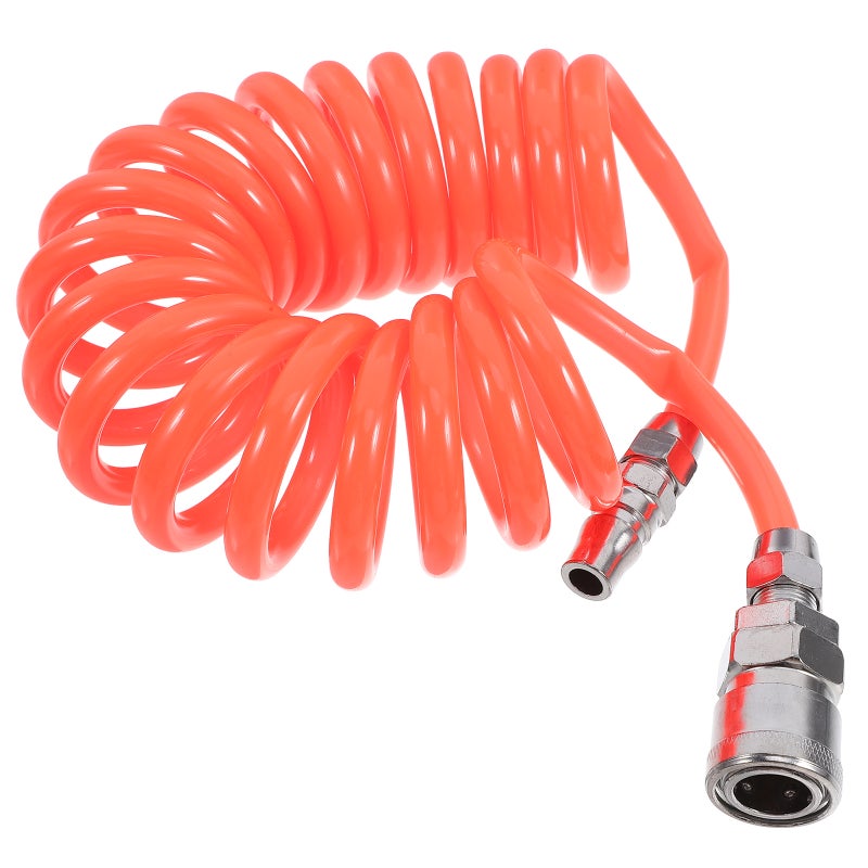 High-pressure Pu Coiled Air Hose 3-meter Coil Spring Compressor Tool For Air Compressor - Image 5