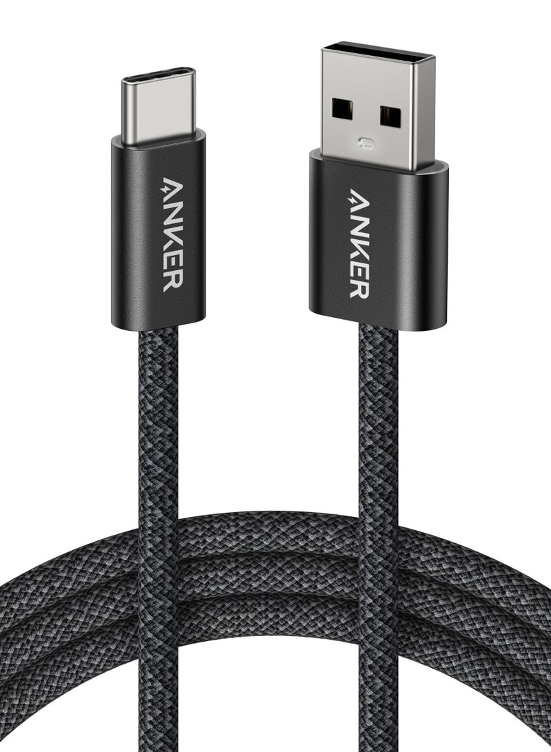 Anker Zolo USB-A to USB-C Cable, Seamless CarPlay Connection, 6 FT Durable and Braided Type C Fast Charging Cable, Premium Look with Slim Connector, For iPhone 17/16 Series, iPad Pro, and More - Image 1