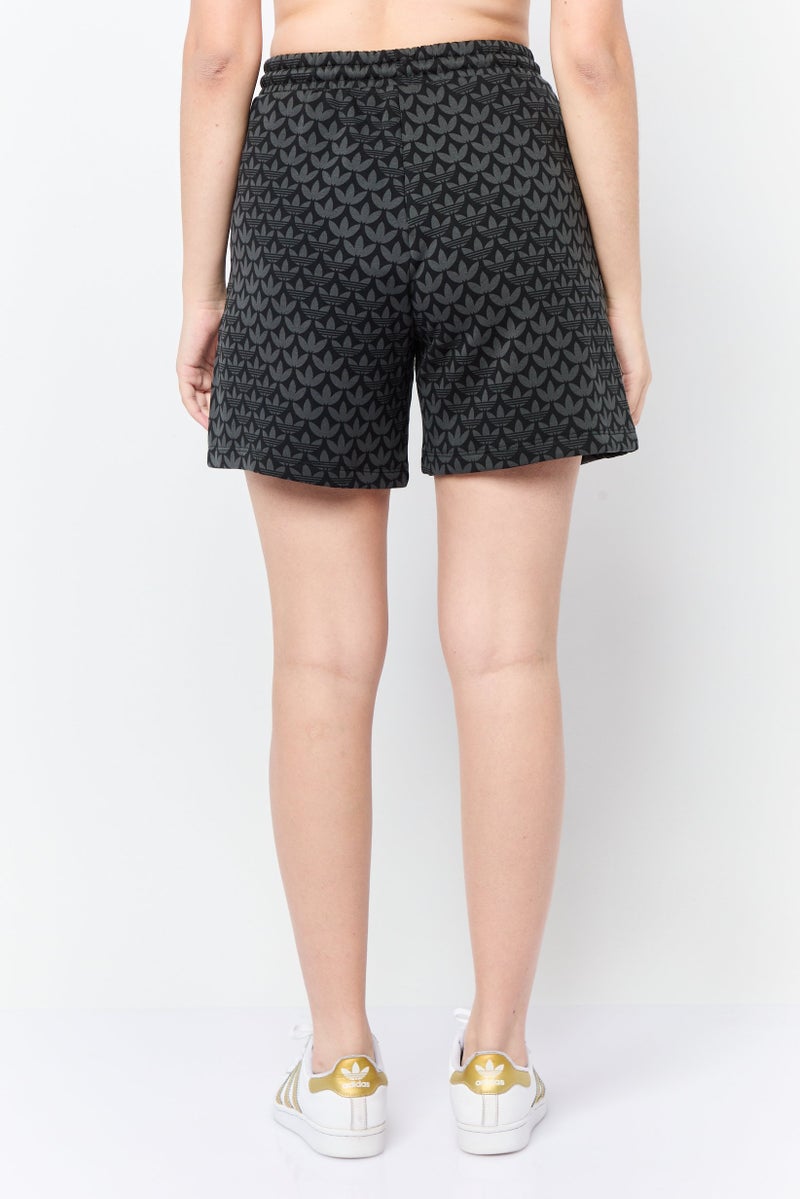adidas Originals Women Brand Logo Outdoor Shorts, Black - Image 2