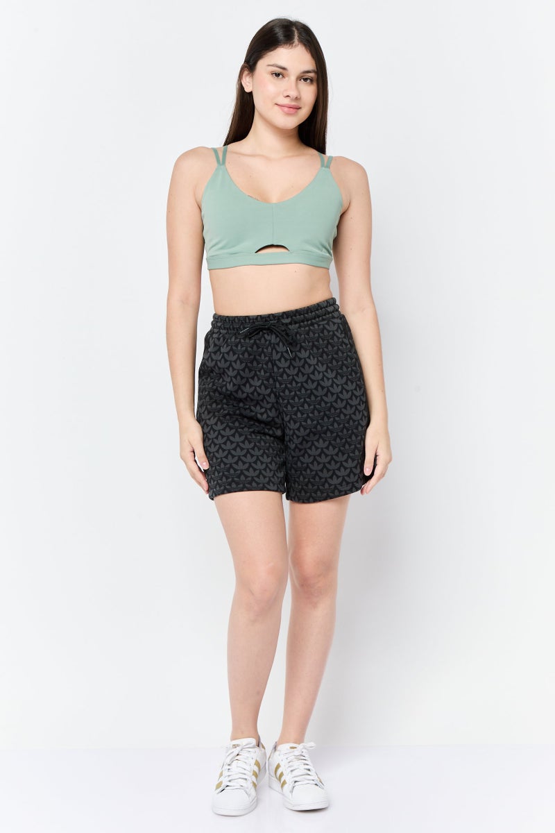 adidas Originals Women Brand Logo Outdoor Shorts, Black - Image 4