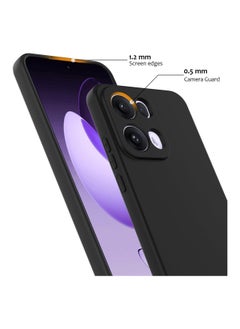 جنرال حافظة مغناطيسية متوافقة مع حافظة Oppo Reno 13 Pro 5G، حافظة رقيقة رفيعة للغاية من السيليكون السائل والمطاط الناعم المصنوع من السيليكون السائل TPU مع حزام للمعصم، حافظة مقاومة للصدمات والسقوط  - Image 5