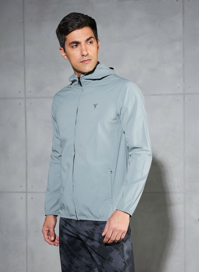 Technosport Technosport Solid Hooded Zipper Jacket  - Image 3