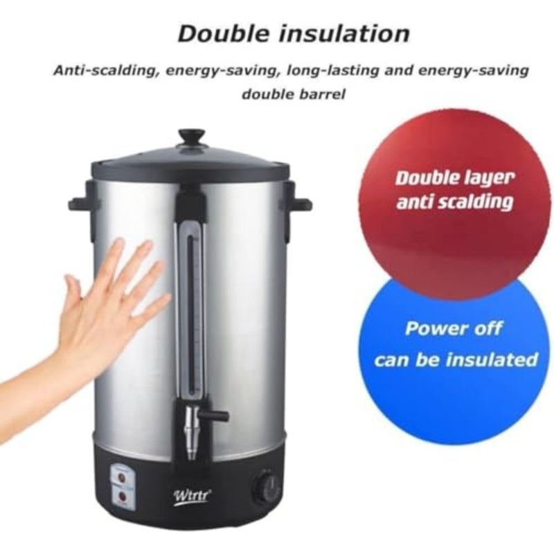 35L Double layer Electric Water Boiler, Anti Scalding Commercial Insulation Bucket WTR-35B 35L - Image 5