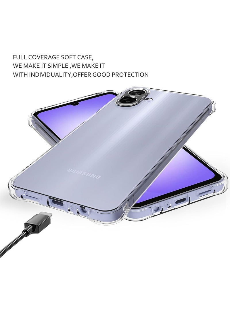 Fankalo Phone Case For Samsung Galaxy A07 Crystal Clear Ultra Slim Anti Scratch Shockproof Protective TPU Back Cover - Image 4