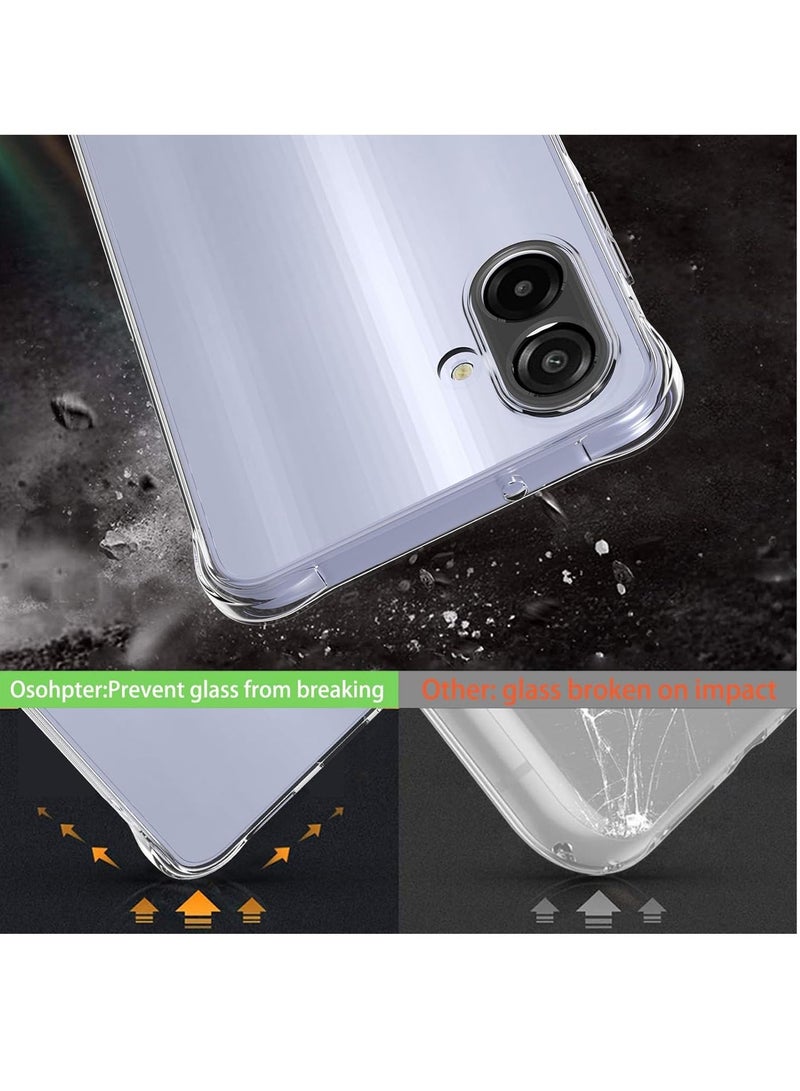 Fankalo Phone Case For Samsung Galaxy A07 Crystal Clear Ultra Slim Anti Scratch Shockproof Protective TPU Back Cover - Image 3