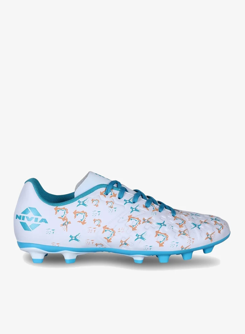 Spear 2.0 White/Sky Blue Football Shoes