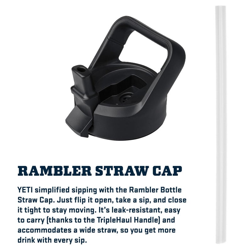 YETI Rambler Bottle Straw Cap, Fits 18/26/36/46/64 oz Bottles - Image 2