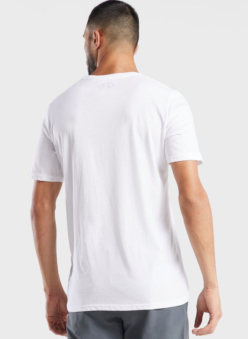 اندر ارمر تيشيرت تيم اشيو وردمارك - Image 2