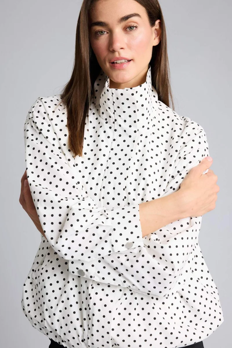 DeFacto Grandad Collar Poplin Taffeta Jacket
